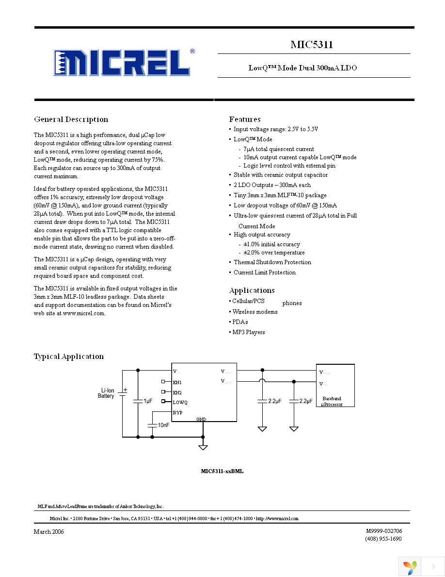 MIC5311-NLYML TR Page 1